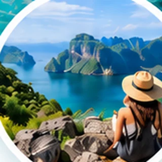 Scenic islands from a coastal viewpoint